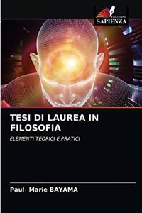 Tesi Di Laurea in Filosofia