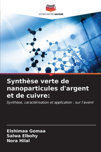 Synthèse verte de nanoparticules d'argent et de cuivre