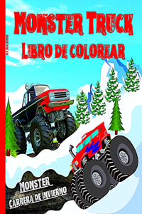 Monster Truck Libro de Colorear Para Niños