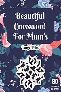 Beautiful Crossword For Mum's