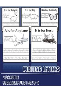 Writing Letters Workbook Beginners First Age 3-5