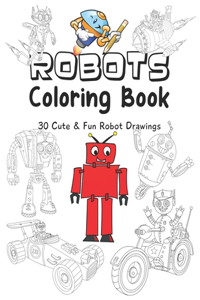 Robots Coloring Book