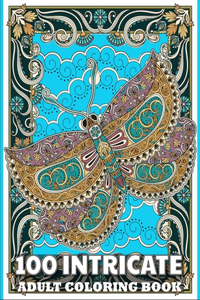 100 Intricate Adult Coloring Book