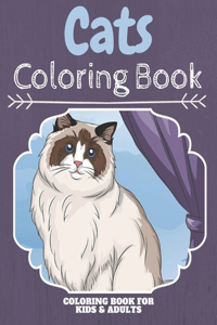 Cats Coloring Book