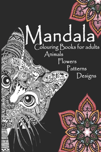 Mandala Colouring Books for adults Animals Flowers Patterns Designs