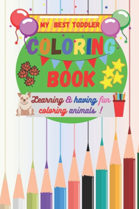 my best toddler coloring book