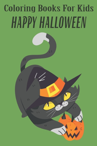 Coloring Book For Kids Happy Halloween