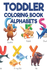 Toddler Coloring Book Alphabets