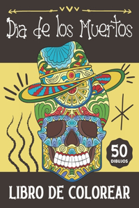 Libro de Colorear Dia de Los Muertos