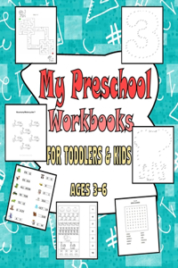 My Preschool Workbooks For Toddlers & Kids Ages 3-6