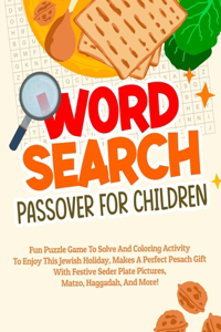 Word Search Passover For Children