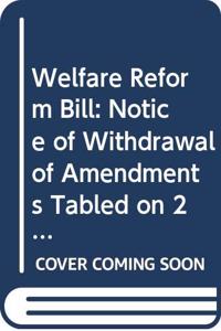 Welfare Reform Bill