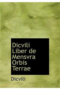 DICVILI Liber de Mensvra Orbis Terrae