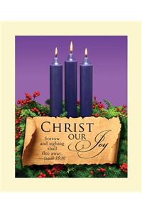 Advent Purple Sunday 3 Bulletin 2011, Large (Package of 50)