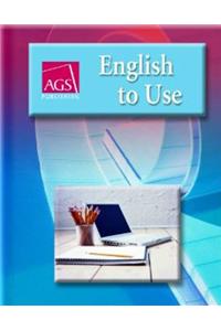 English to Use Curriculum Class Set Includes 10 Student Texts, Teachers Edition, and Teachers Resource Library
