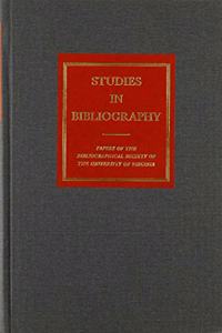 Studies in Bibliography, v. 60