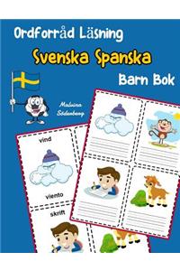 Ordforråd Läsning Svenska Spanska Barn Bok