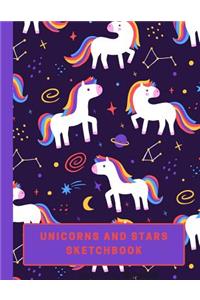Unicorns and Stars Sketchbook