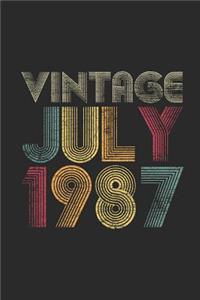 Vintage July 1987