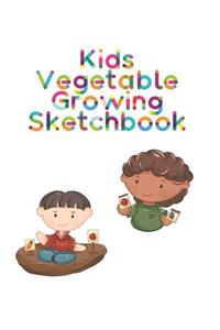 Kids Vegetable Growing Sketchbook