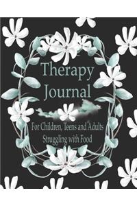 Therapy Journal, For Children, Teens And Adults Struggling With Food