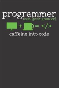 PROGRAMMER Notebook Journal