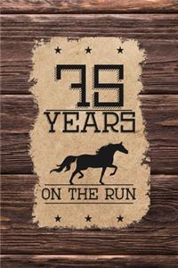 75th Birthday Journal