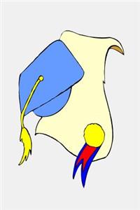 Graduation Journal Cap Diploma Lined Journal Pages