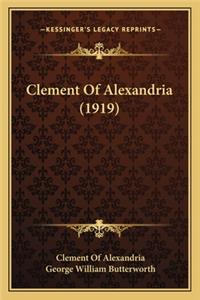 Clement of Alexandria (1919)