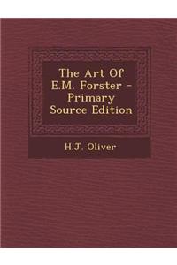 The Art of E.M. Forster