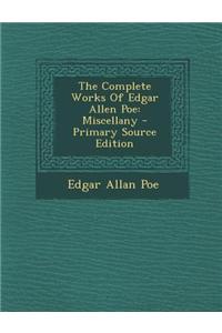 The Complete Works of Edgar Allen Poe