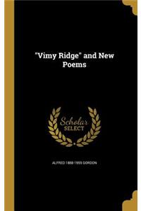 Vimy Ridge and New Poems