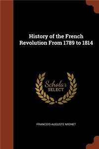 History of the French Revolution From 1789 to 1814