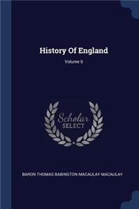 History Of England; Volume 6