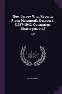 New Jersey Vital Records From Monmouth Democrat [1937-1942