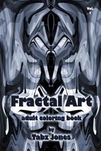 Fractal Art Adult Coloring Book