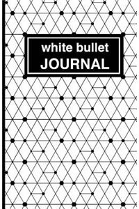 White Patterned Bullet Journal