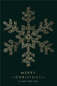 Golden Holiday 8 Notebook