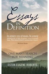 Essays in Definition