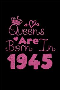Queens Are Born In 1945 Notebook
