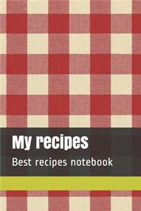 My recipes