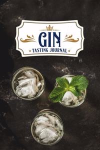 Gin Alcohol Distillery Tasting Sampling Costing Journal Notebook Diary Log Book - Mint & Ice