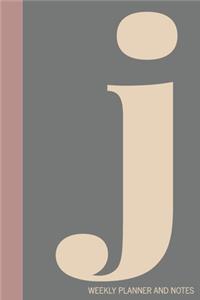 j - Weekly Planner and Notes
