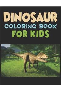 Dinosaur Coloring Book For Kids: A Dinosaur Activity Book Adventure for Boys & Girls, Ages 2-4, 4-8 (25 pages 8.5" X 11")