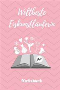 Weltbeste Eiskunstläuferin Notizbuch
