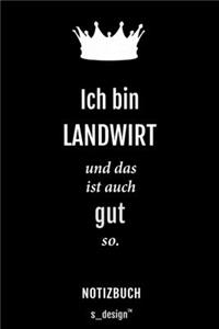 Notizbuch für Landwirte / Landwirt / Landwirtin