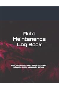 Auto Maintenance Log Book