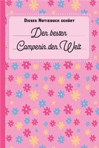Dieses Notizbuch gehört der besten Camperin der Welt