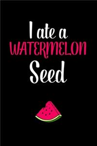 I Ate a Watermelon Seed
