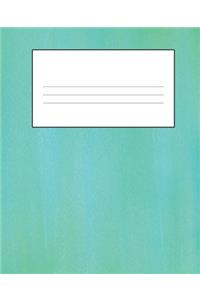 Turquoise Composition Notebook